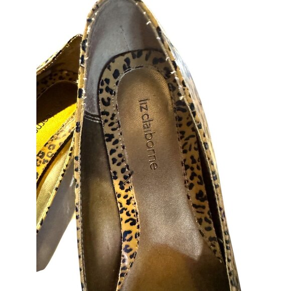 Leopard Print Square Toe Flats Womens Shoes 6.5M By Philicia Synthetic Material - Picture 8 of 15